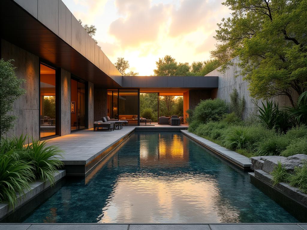 Nowoczesny projekt ogrodu z elementami zrównoważonymi